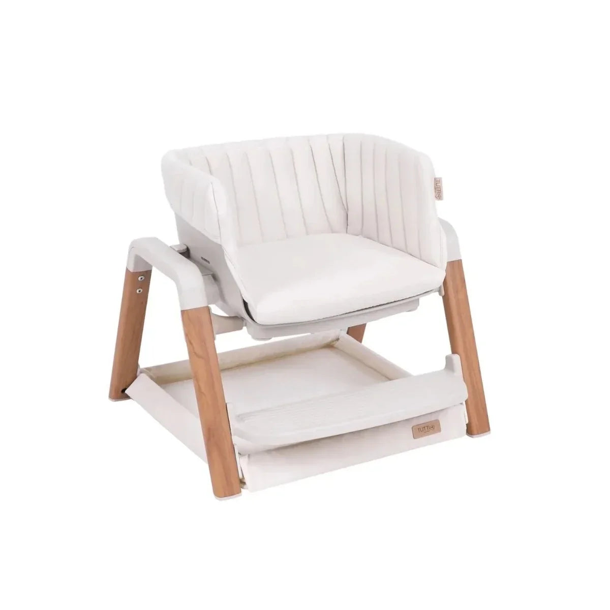 Tutti Bambini Nova Evolutionary Highchair - Scandinavian Walnut/Ecru - Scandinavian Walnut/Ecru - Highchairs