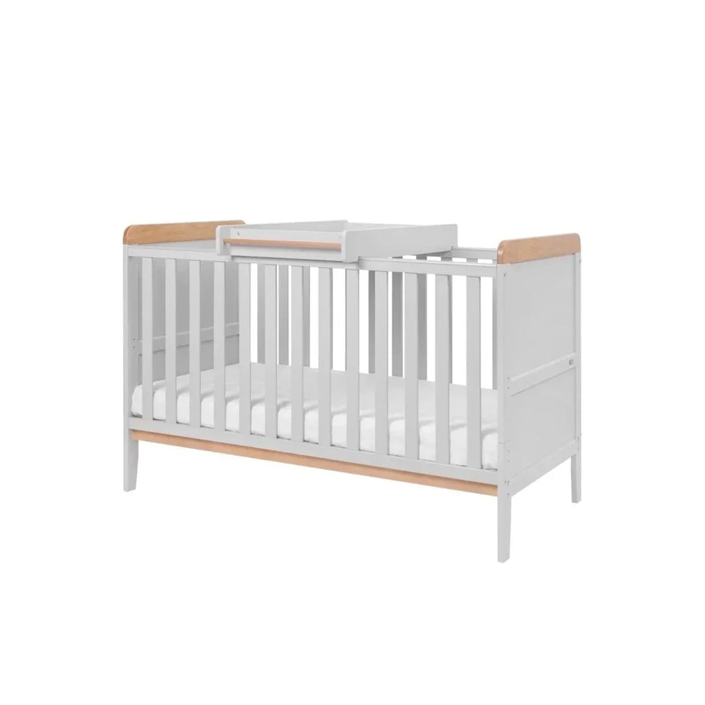 Tutti Bambini Rio 3 Piece Room Set with Pocket Sprung Mattress - Dove Grey/Honey Oak - Dove Grey/Honey Oak - 3 Piece