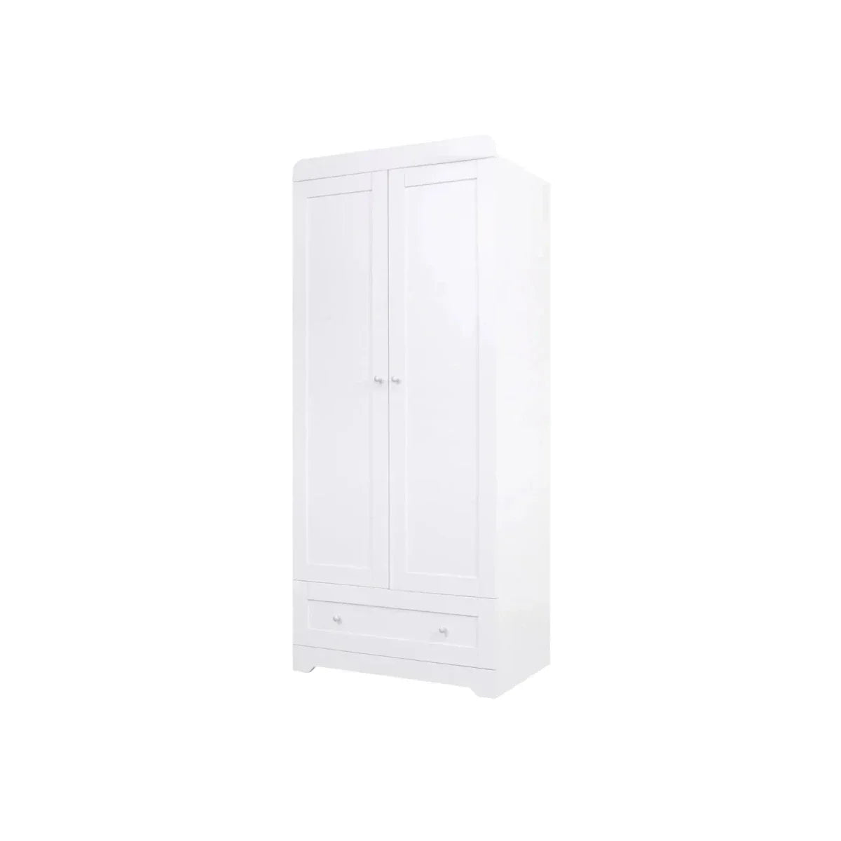 Tutti Bambini Rio 3 Piece Room Set with Pocket Sprung Mattress - White - White - 3 Piece Furniture Sets