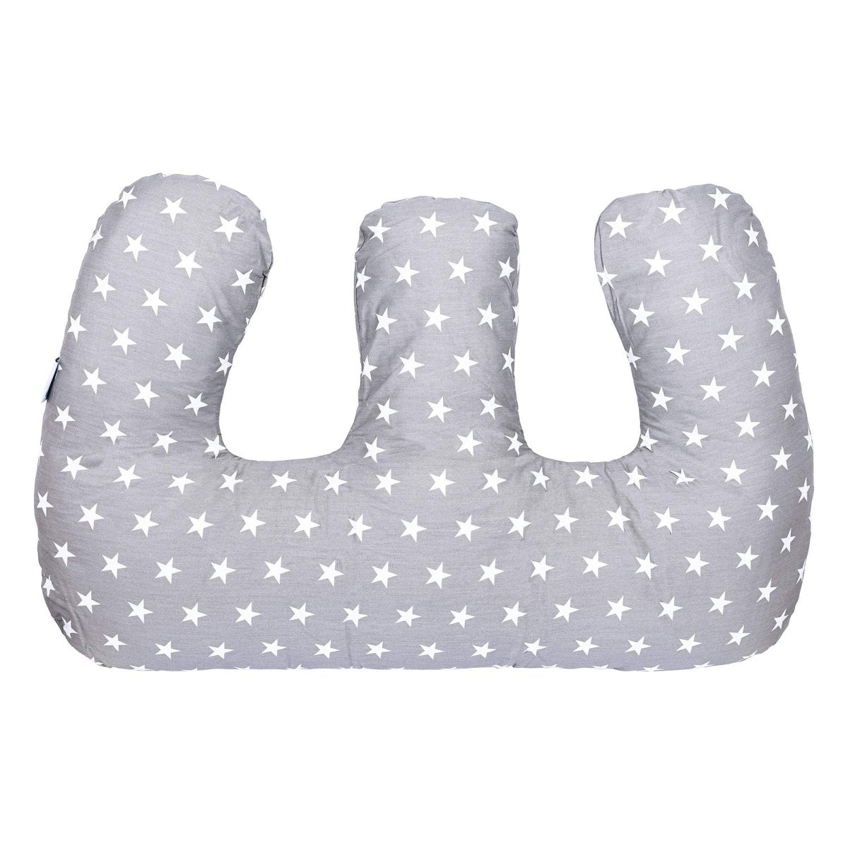 Twin Pregnancy Nursing Pillow - White Stars - Twin Nursing Pillows