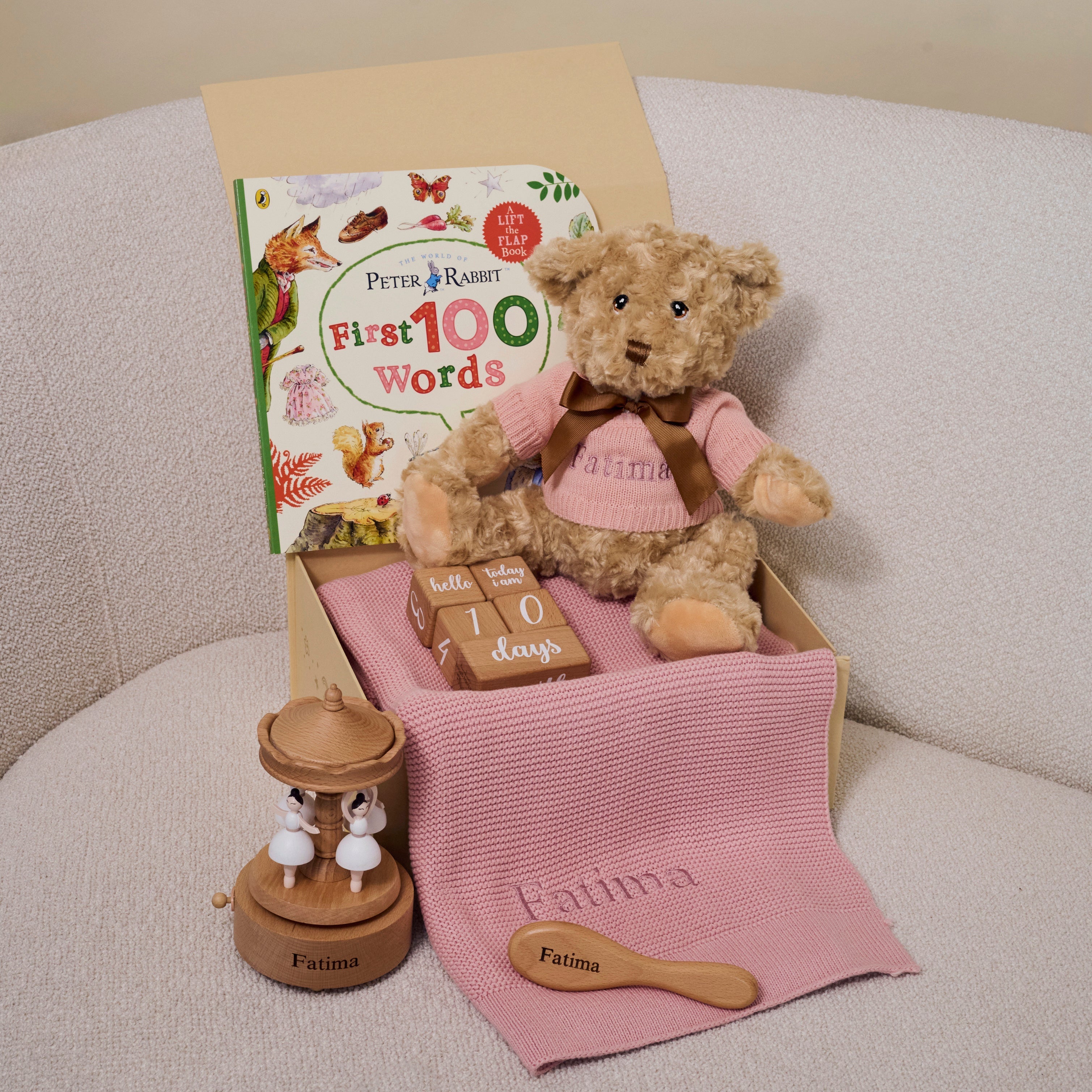 Ultimate Carousel Gift Set - Rose / Ballerina - Gift Box