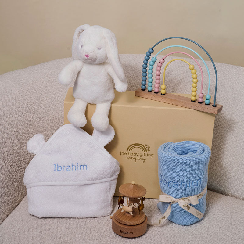 Ultimate Rainbow Cuddle Set - Blue sky / Ballerina - Gift Box