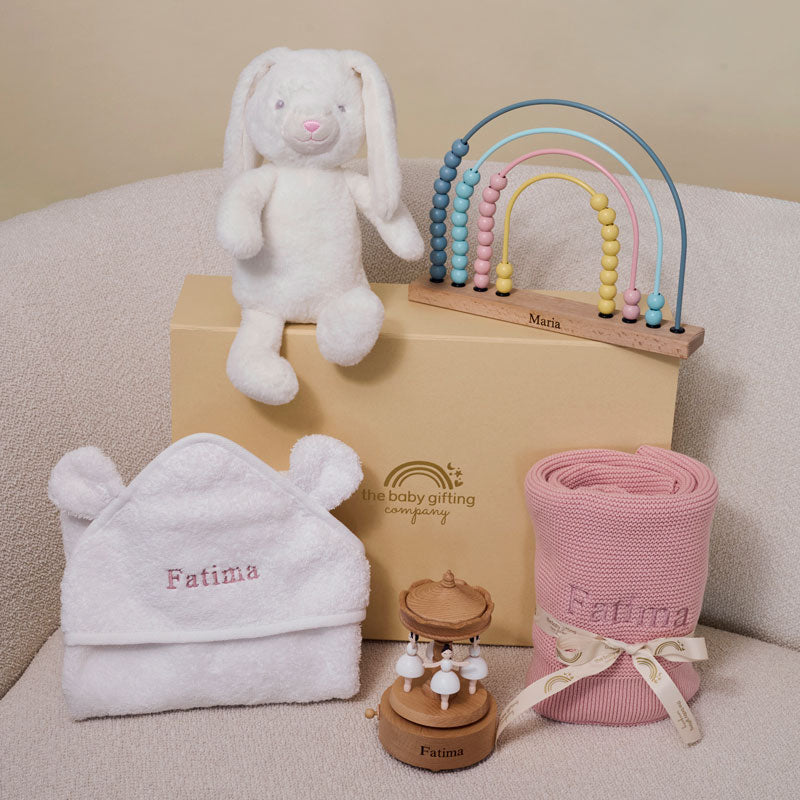 Ultimate Rainbow Cuddle Set - Pink / Ballerina - Gift Box