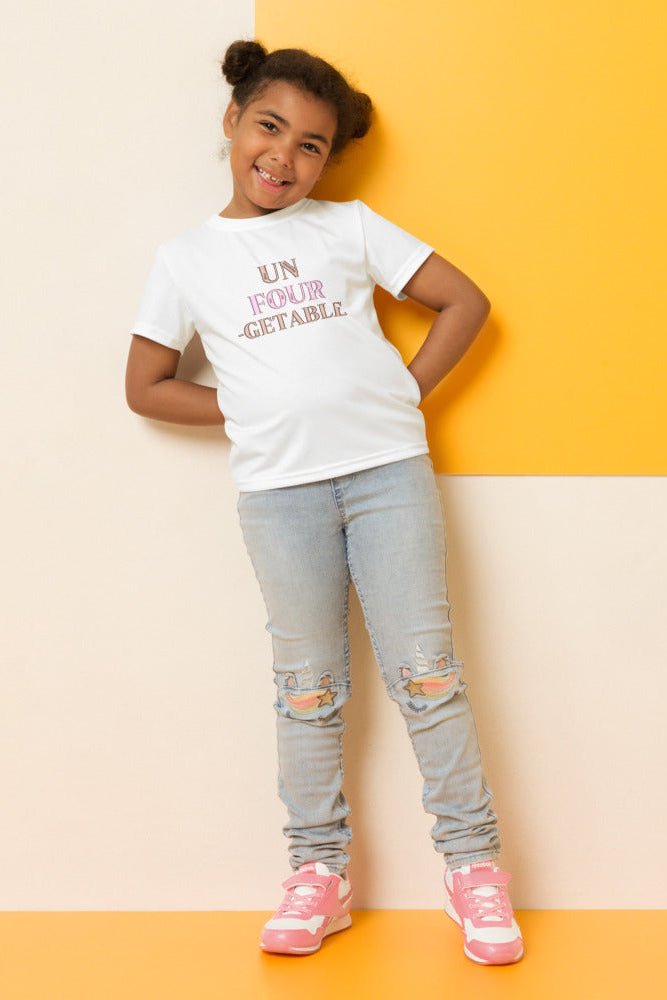Un FOUR-Getable 4th Birthday T-Shirt Personalised - T-Shirts