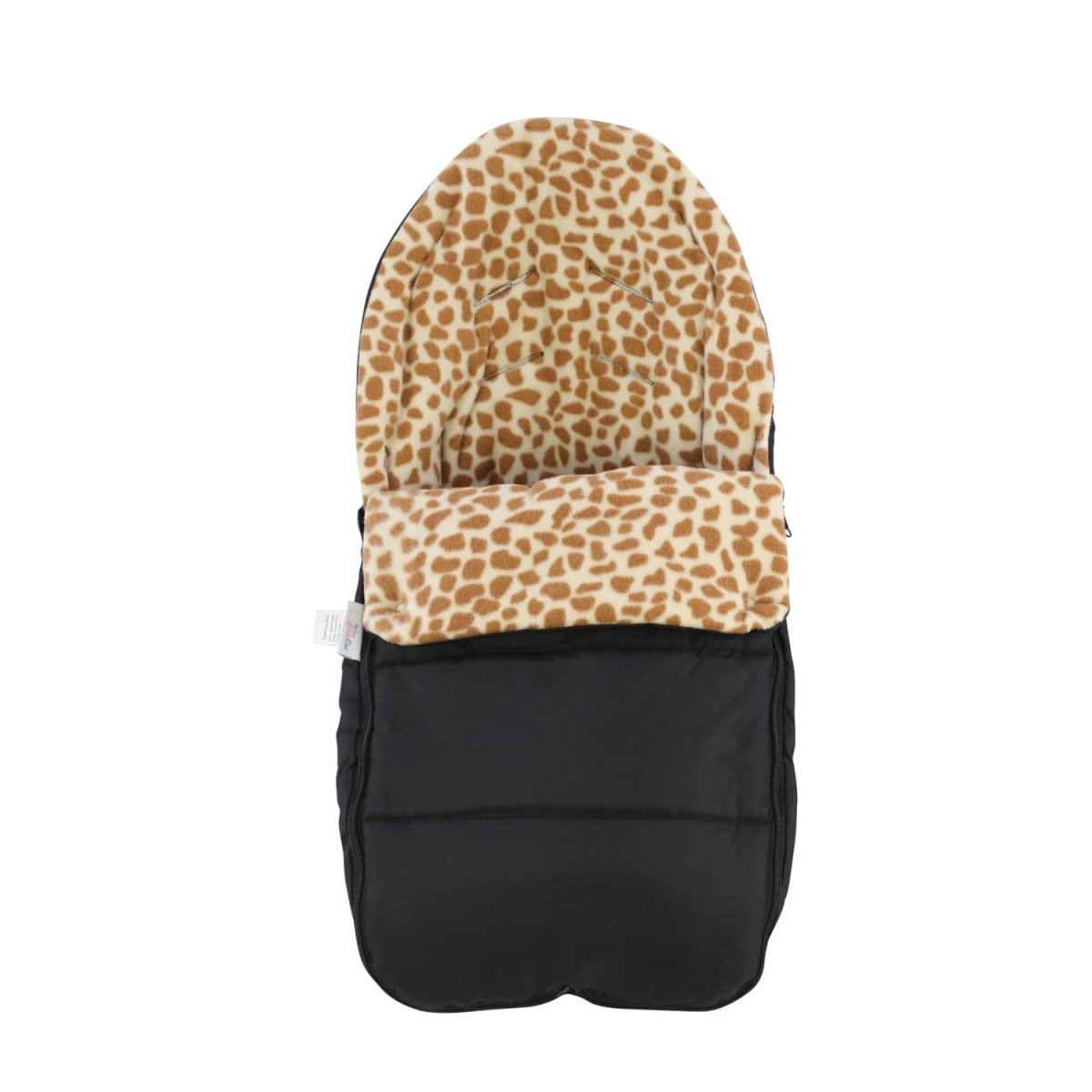 Universal Animal Print Car Seat Footmuff / Cosy Toes - Fits All 3 And 5 Point Harnesses - Fits All Models - Giraffe