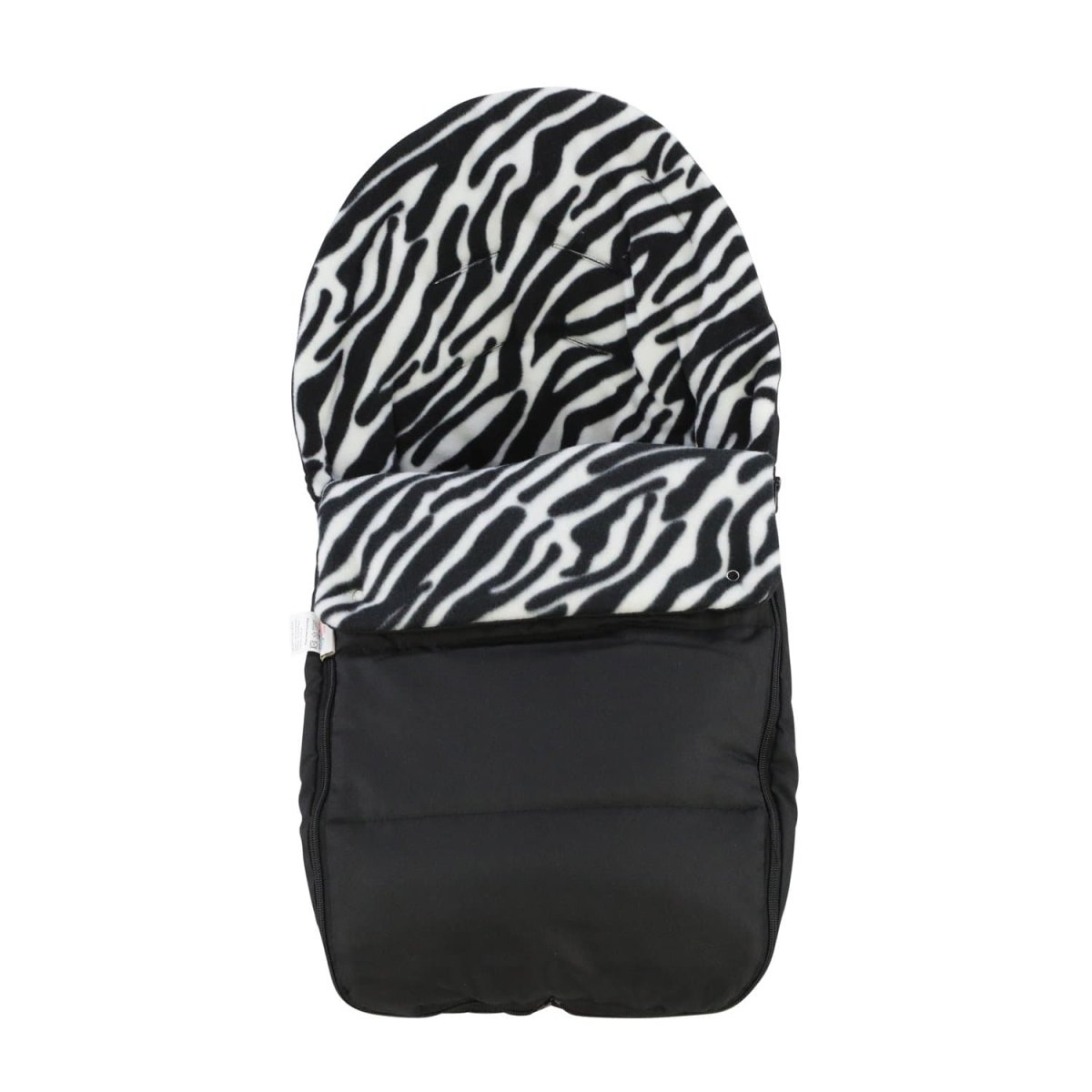 Universal Animal Print Car Seat Footmuff / Cosy Toes - Fits All 3 And 5 Point Harnesses - Fits All Models - Zebra