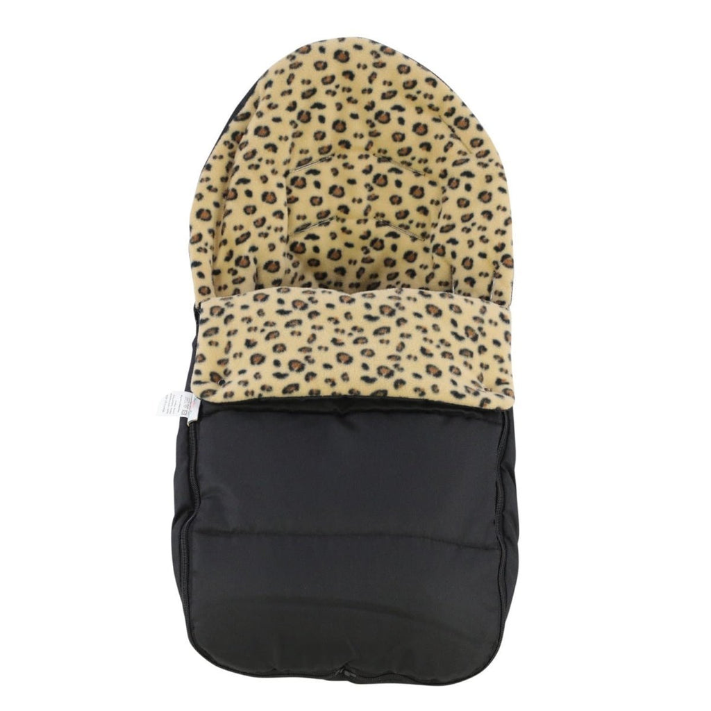 Universal Animal Print Car Seat Footmuff / Cosy Toes - Fits All 3 And 5 Point Harnesses - Fits All Models - Animal