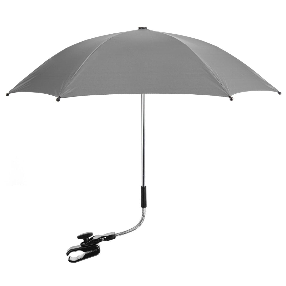 Universal Baby Parasol / Umbrella - Fits All Pushchairs / Prams / Strollers And Buggies - Fits All Models - Grey / Fits