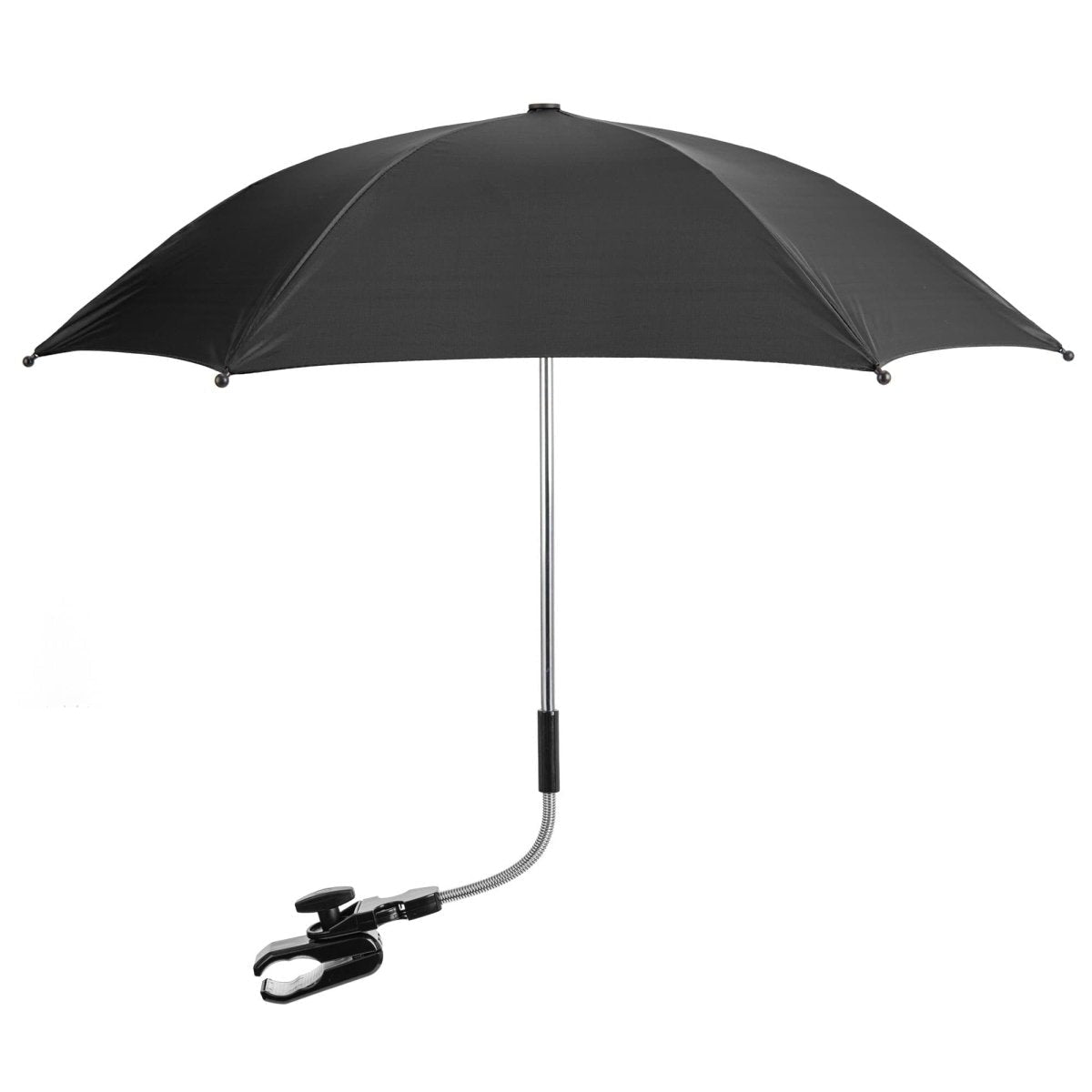 Universal Baby Parasol / Umbrella - Fits All Pushchairs / Prams / Strollers And Buggies - Fits All Models - Black