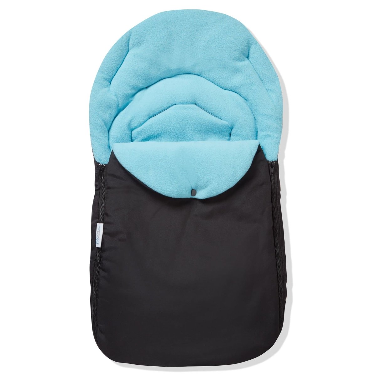 Universal Car Seat Footmuff / Cosy Toes - Fits All 3 And 5 Point Harnesses - Light Blue - Car Seat Footmuff