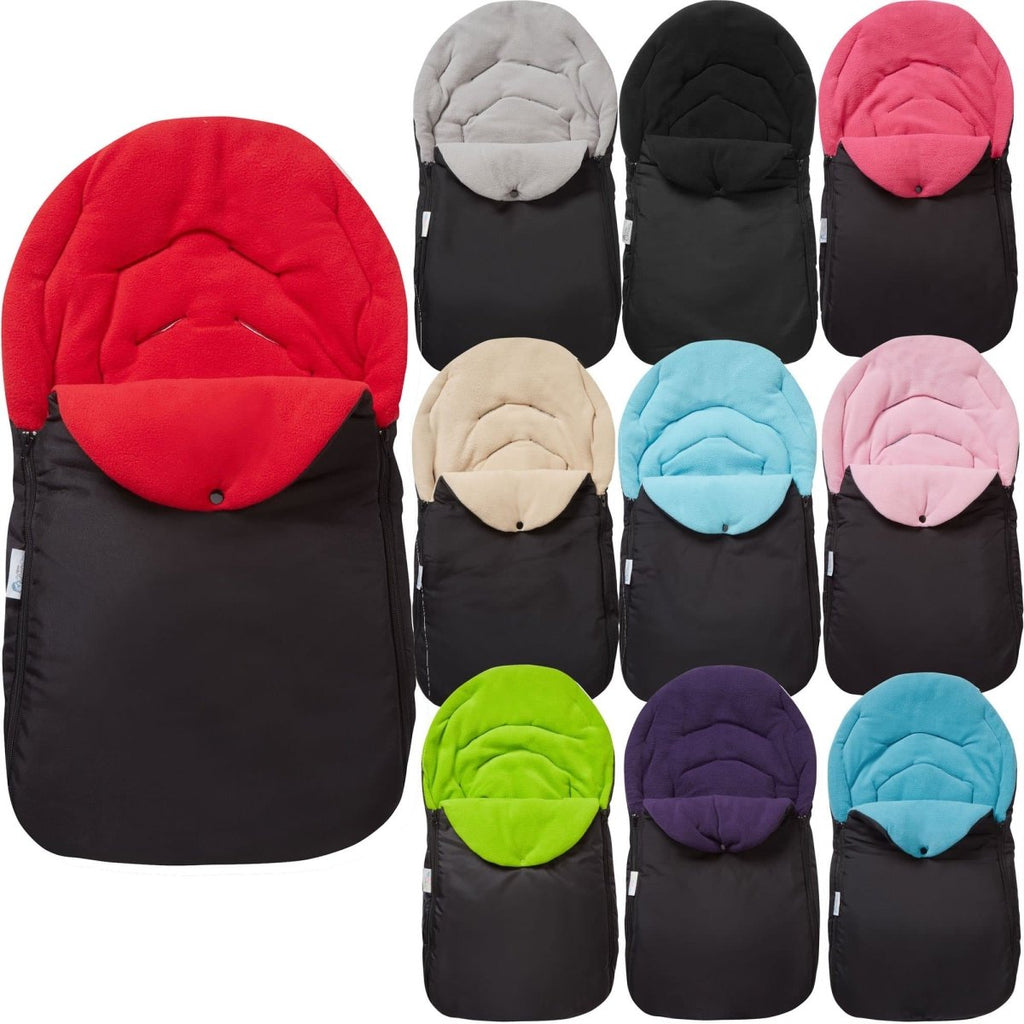 Universal Car Seat Footmuff / Cosy Toes - Fits All 3 And 5 Point Harnesses - Car Seat Footmuff