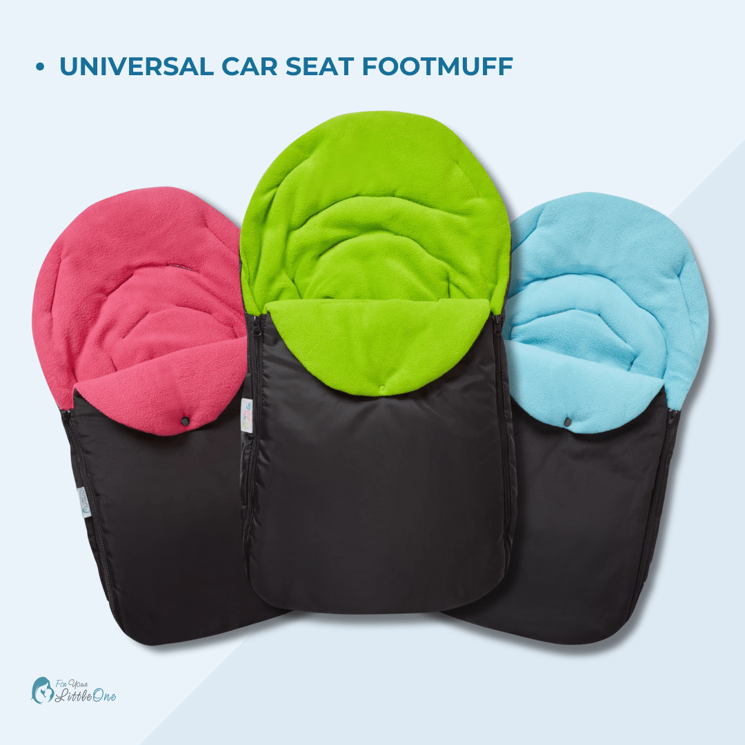 Universal Car Seat Footmuff / Cosy Toes - Fits All 3 And 5 Point Harnesses - Car Seat Footmuff