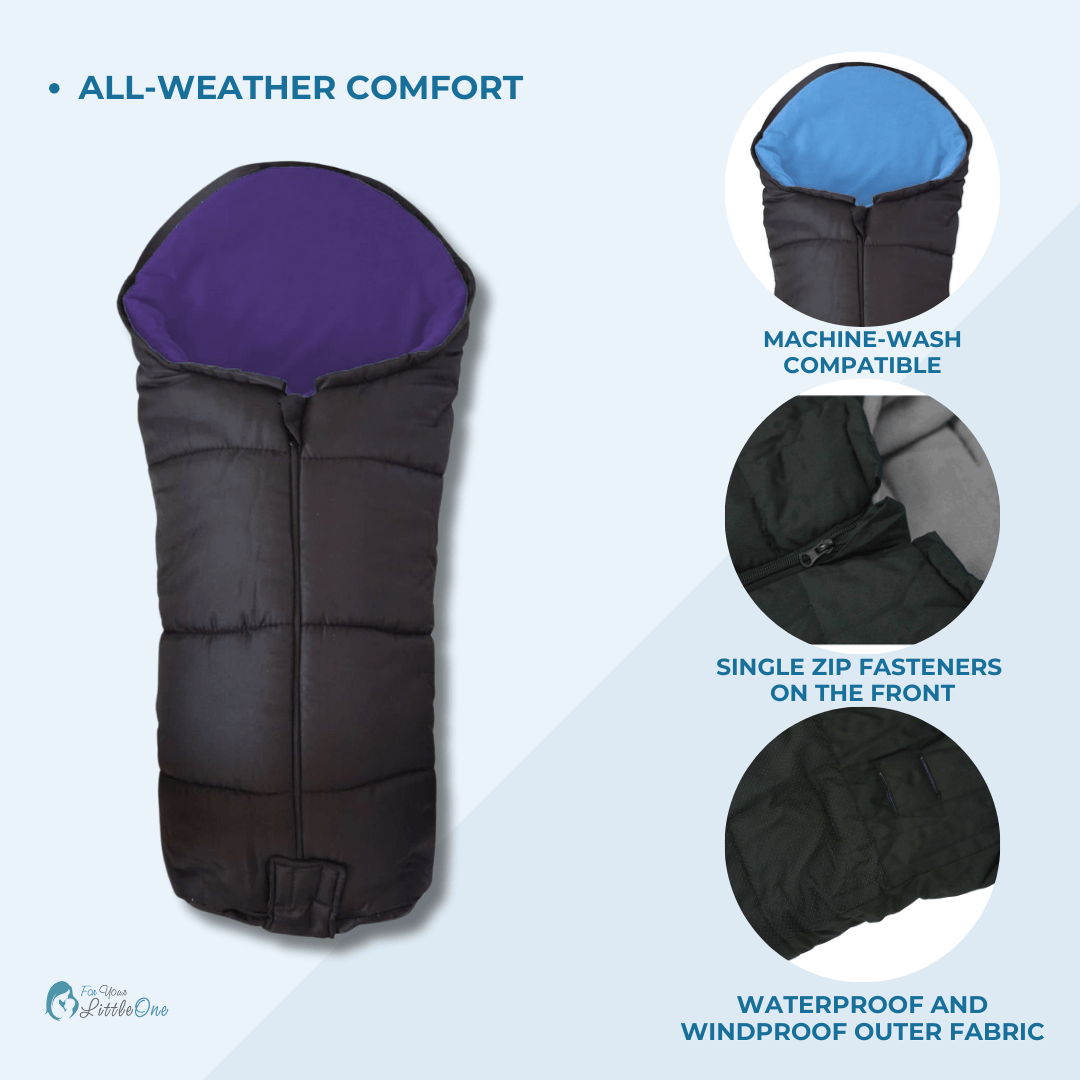 Universal Deluxe Pushchair Footmuff / Cosy Toes - Fits All Pushchairs / Prams And Buggies - Deluxe Footmuff