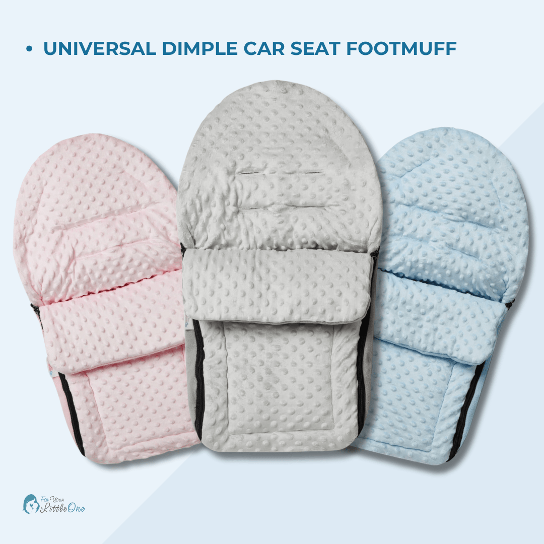 Universal Dimple Car Seat Footmuff / Cosy Toes - Fits All 3 And 5 Point Harnesses-1