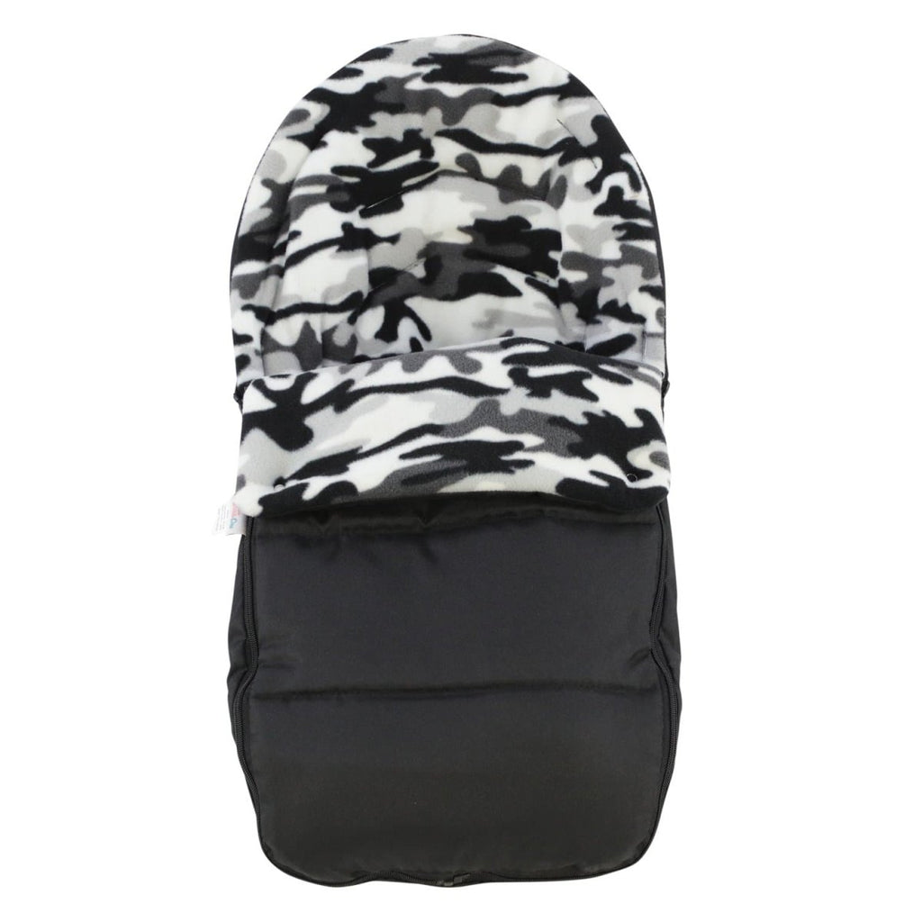Universal Fleece Car Seat Footmuff / Cosy Toes - Fits All 3 And 5 Point Harnesses - Fleece Car Seat Footmuff