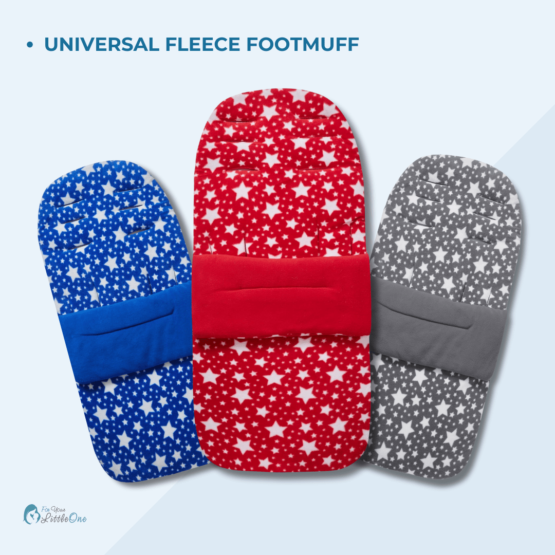 Universal Fleece Pushchair Footmuff / Cosy Toes - Fits All Pushchairs / Prams And Buggies - Fleece Footmuff