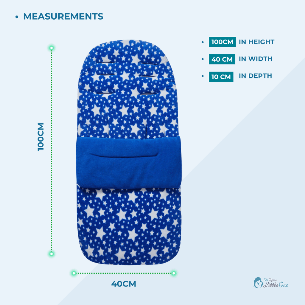 Universal Fleece Pushchair Footmuff / Cosy Toes - Fits All Pushchairs / Prams And Buggies - Fleece Footmuff