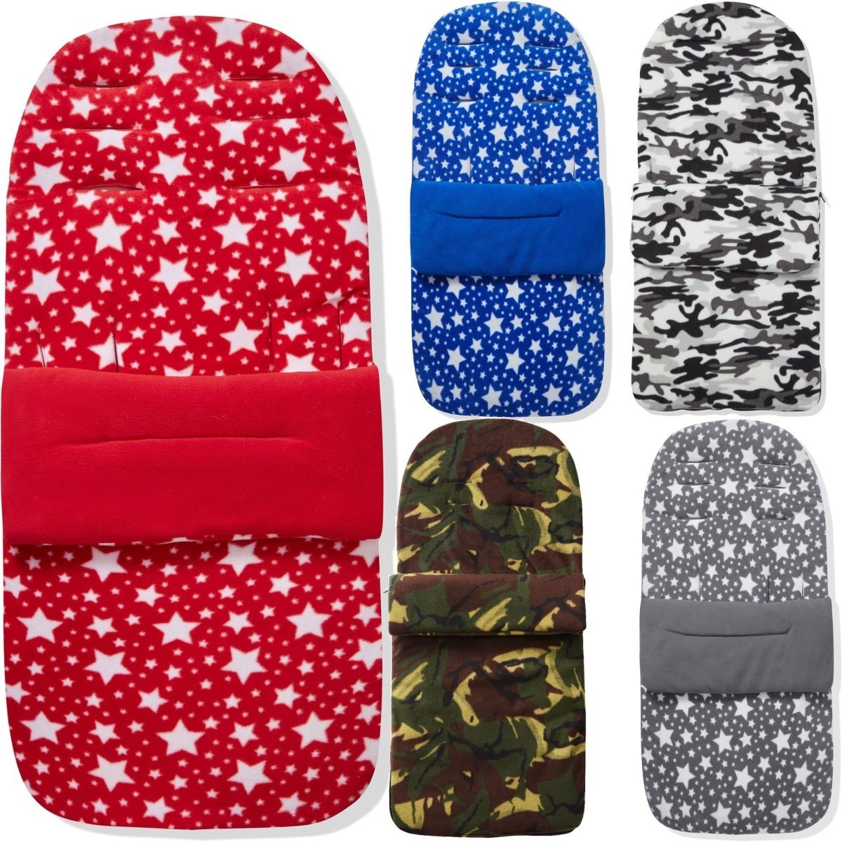 Universal Fleece Pushchair Footmuff / Cosy Toes - Fits All Pushchairs / Prams And Buggies - Fleece Footmuff