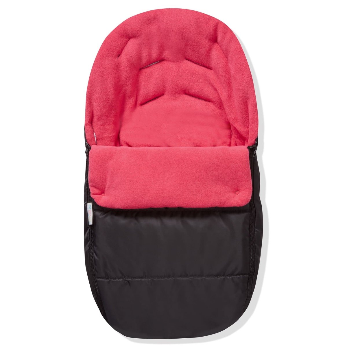 Universal Premium Car Seat Footmuff / Cosy Toes - Pink Rose / Fits All Models - Premium Car Seat Footmuff