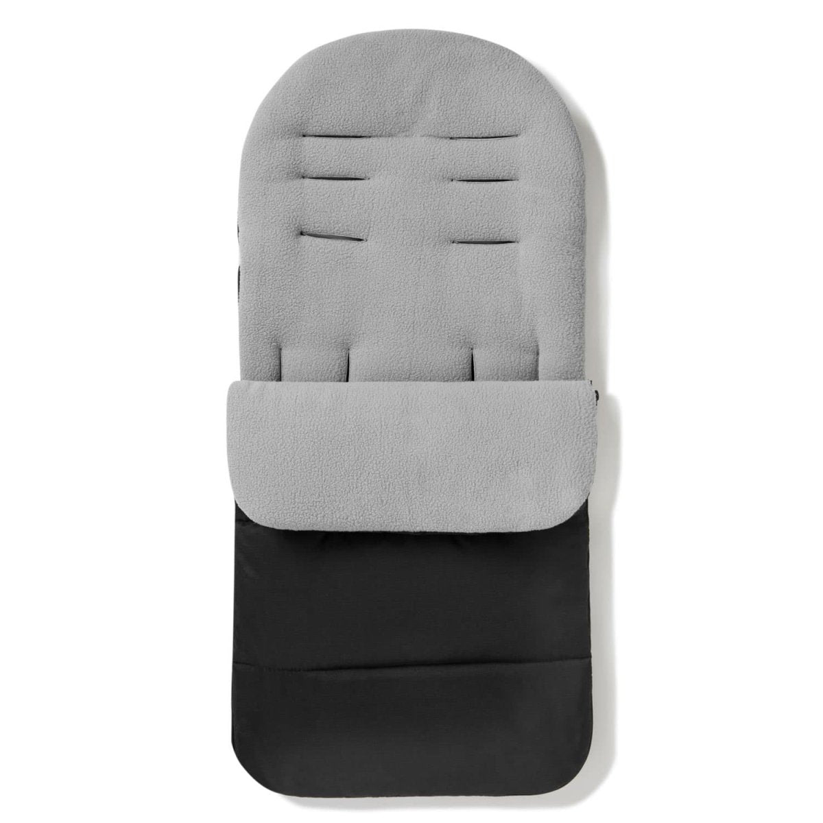 Universal Premium Pushchair Footmuff / Cosy Toes - Fits All Pushchairs / Prams And Buggies - Dolphin Grey / Fits All