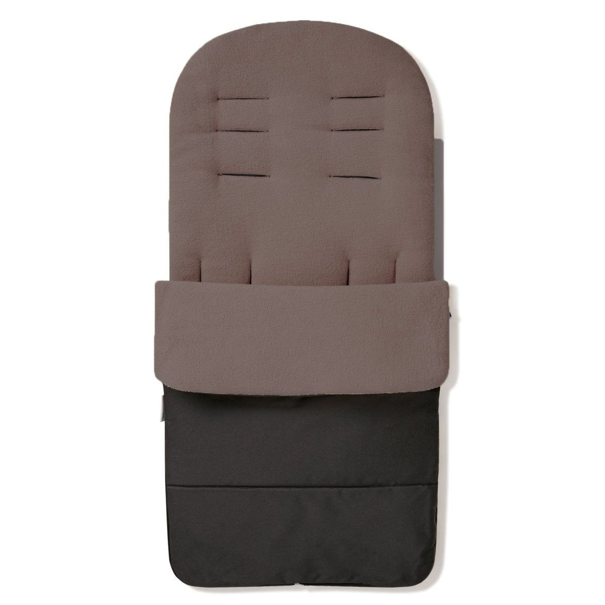 Universal Premium Pushchair Footmuff / Cosy Toes - Fits All Pushchairs / Prams And Buggies - Truffle Brown / Fits All