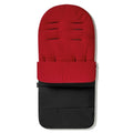 Universal Premium Pushchair Footmuff / Cosy Toes - Fits All Pushchairs / Prams And Buggies - Fire Red / Fits All Models