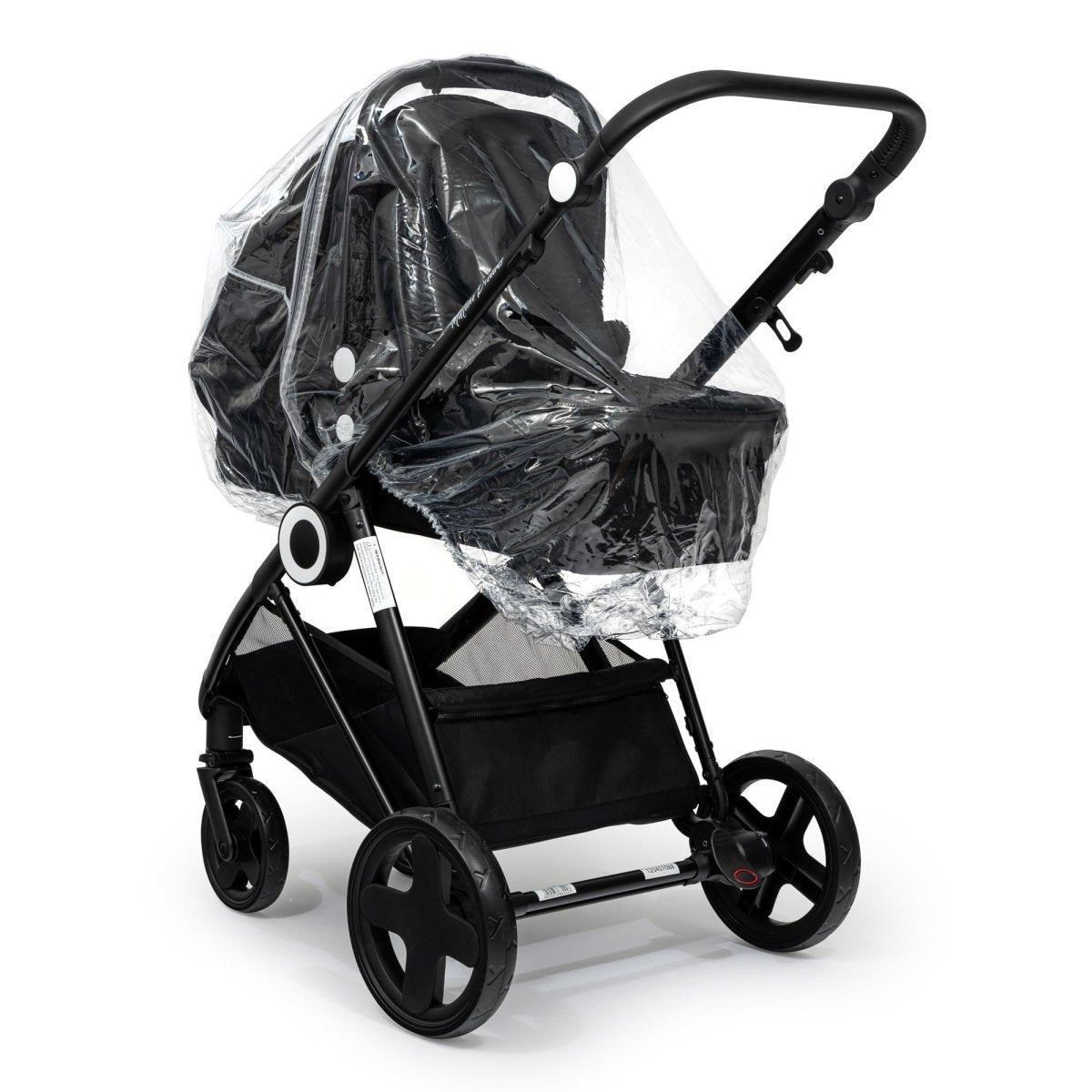 Universal Rain Cover For 2 in 1 Prams - Fits All Models-3