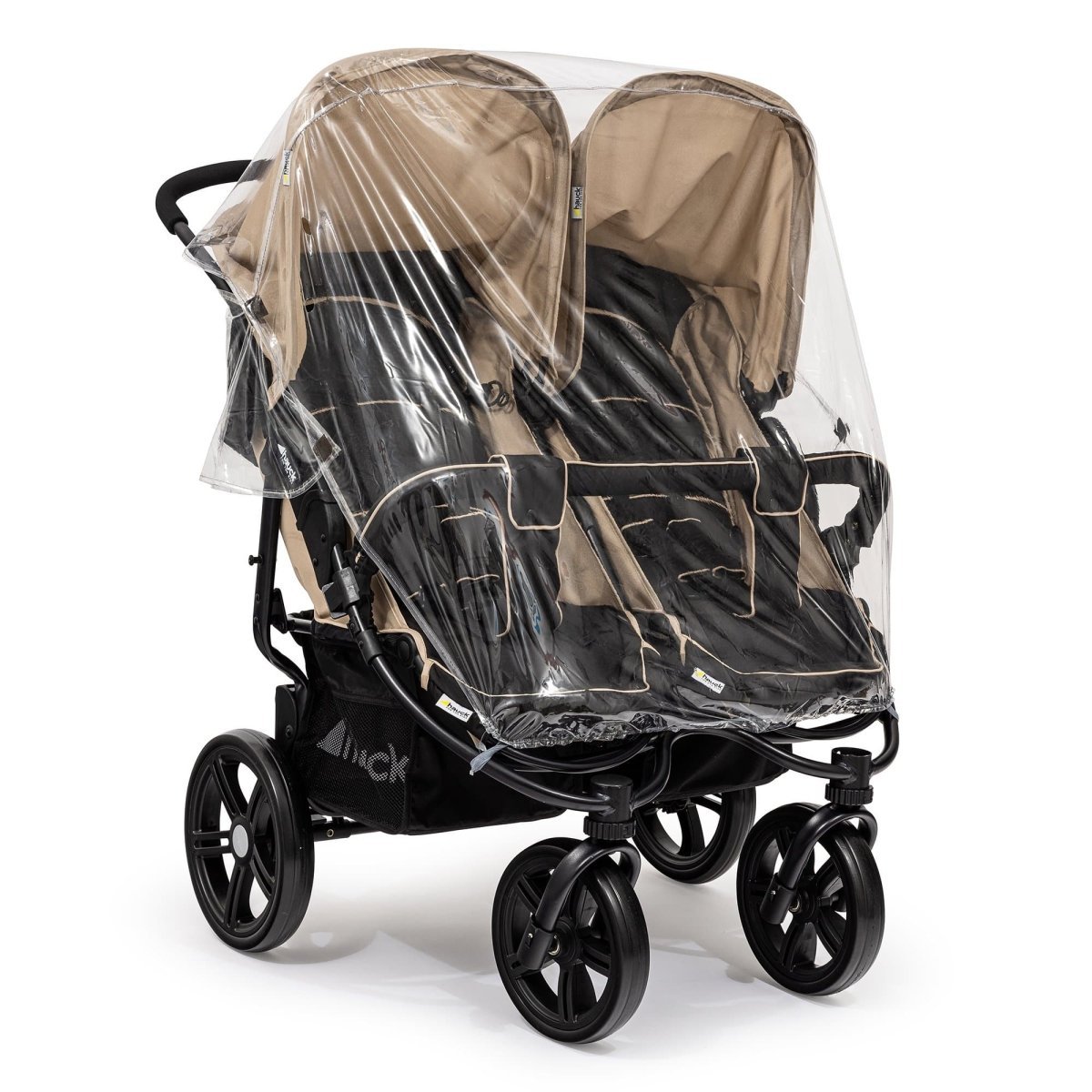 Universal Rain Cover For All Side By Side Pushchairs - Fits All Models - Side by Side Raincover