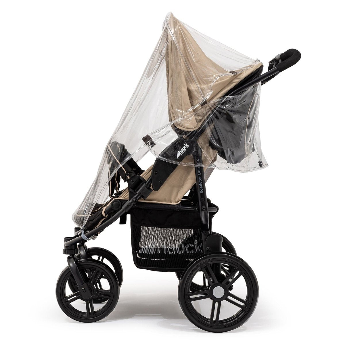 Universal Rain Cover For All Side By Side Pushchairs - Fits All Models - Side by Side Raincover