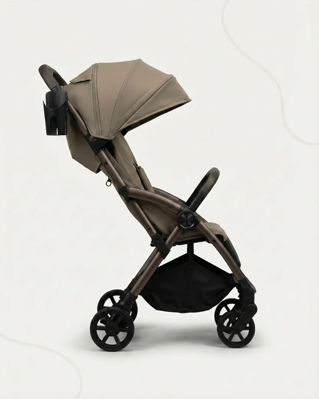 Venture Avio Compact Travel Baby Stroller - Truffle - Stroller
