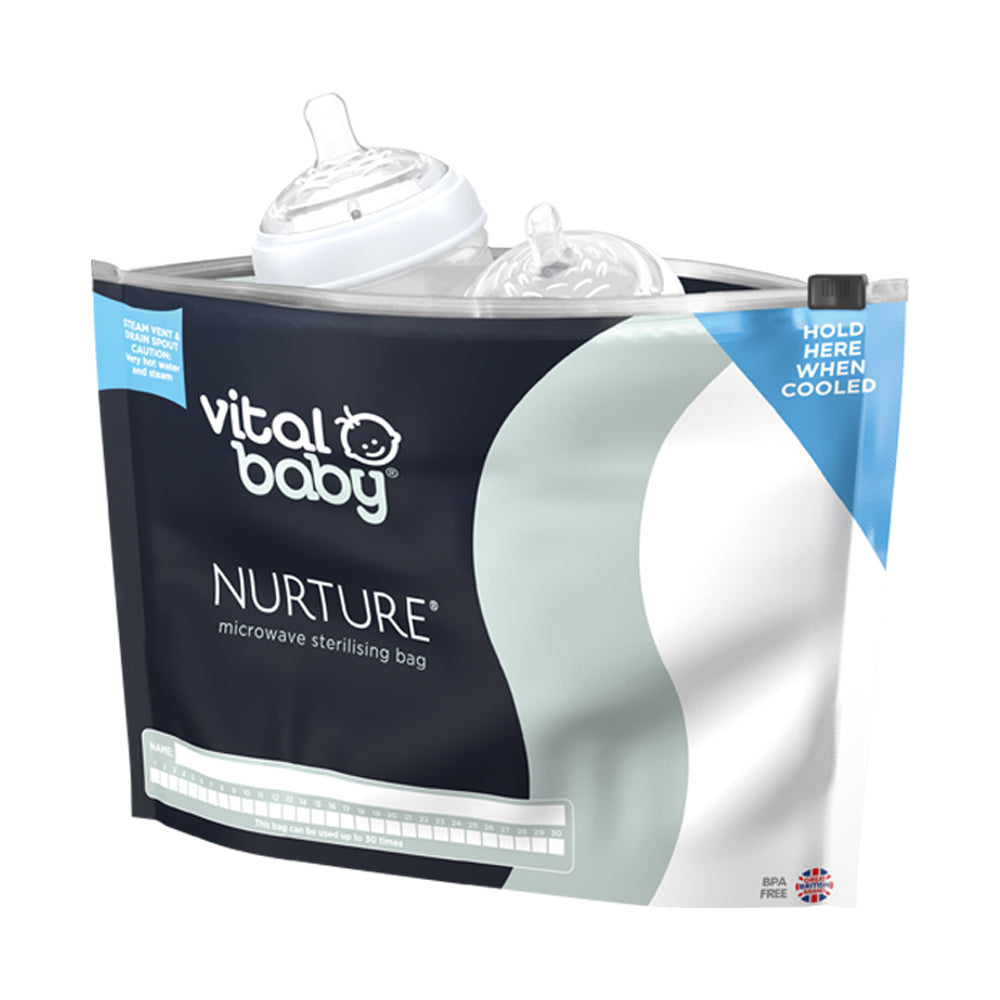 Vital Baby Microwave Sterilising Bags - 5 Pack - Bottle Steriliser