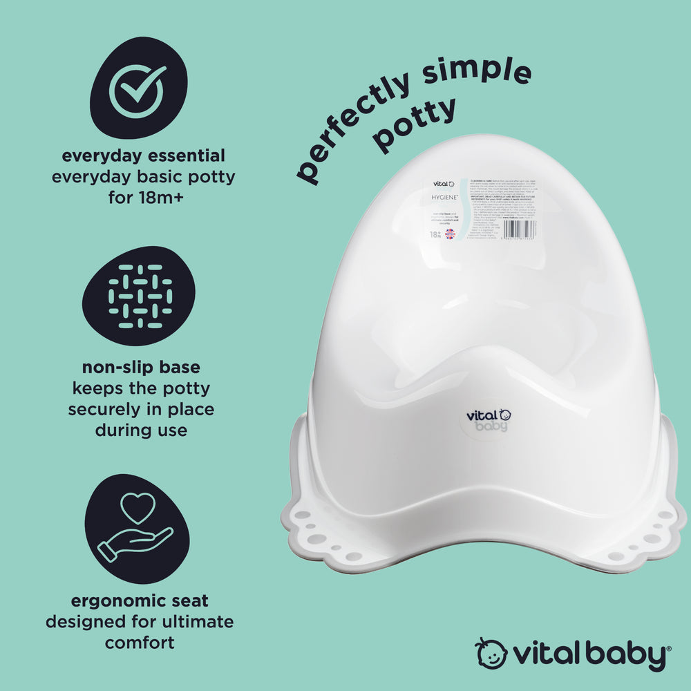 Vital Baby Perfectly Simple Children’s Potty - White - Potty