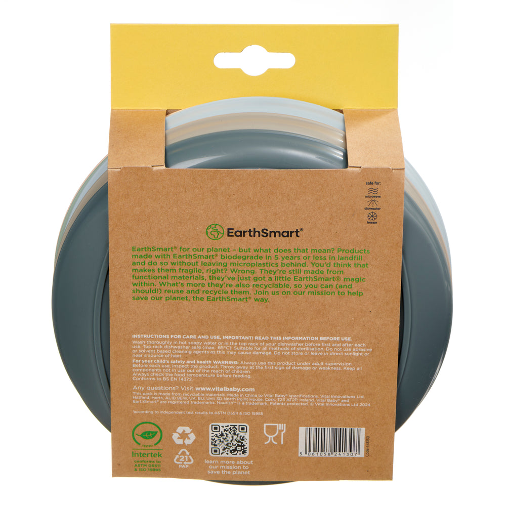 Vital Baby Perfectly Simple Plates 5 Pack - Natural - Plate / Bowl