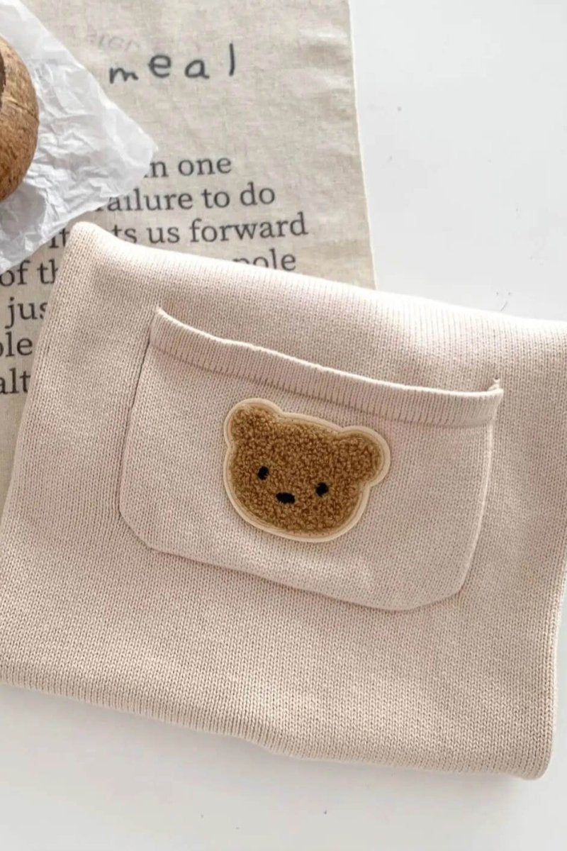 Waffle Bear One Piece Playsuit - Rompers