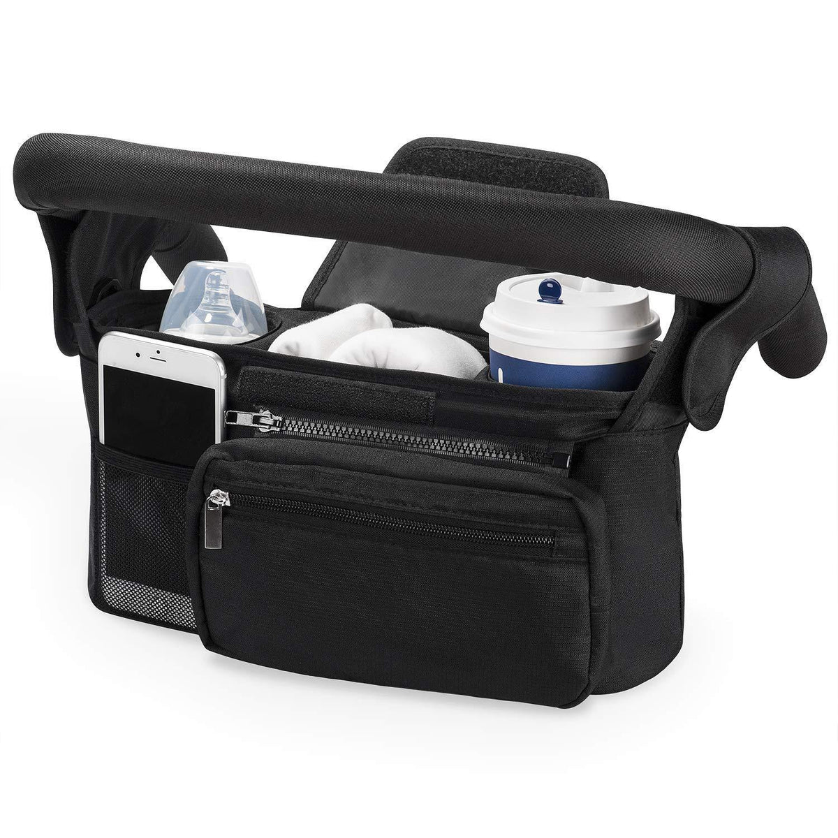 Waterproof baby stroller bag - Black