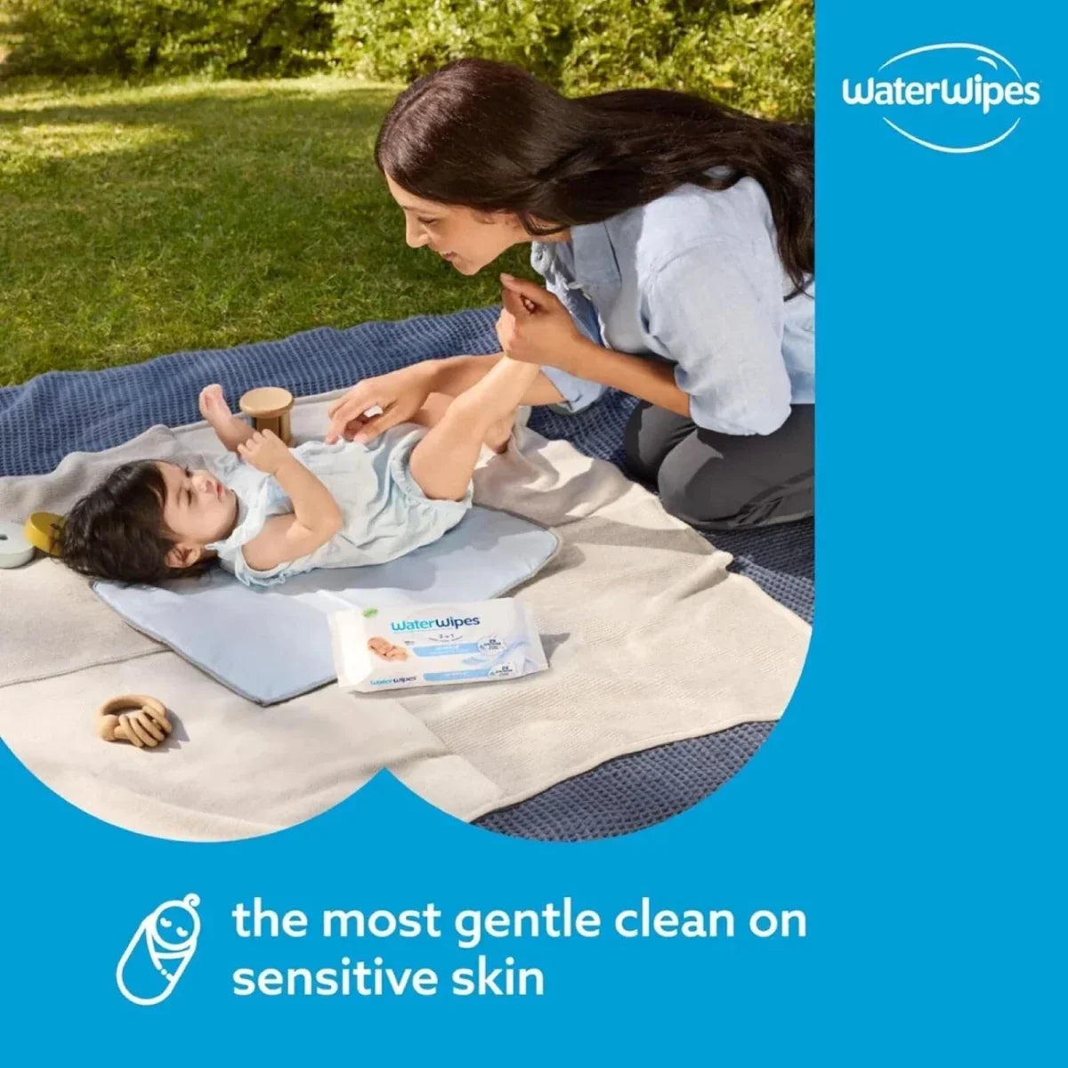 WaterWipes Sensitive Baby & Newborn Wipes 12x60 pcs - Baby Wipes