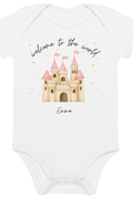 Welcome to the World Princess Castle (Personalised Name Bodysuit) - Bodysuits