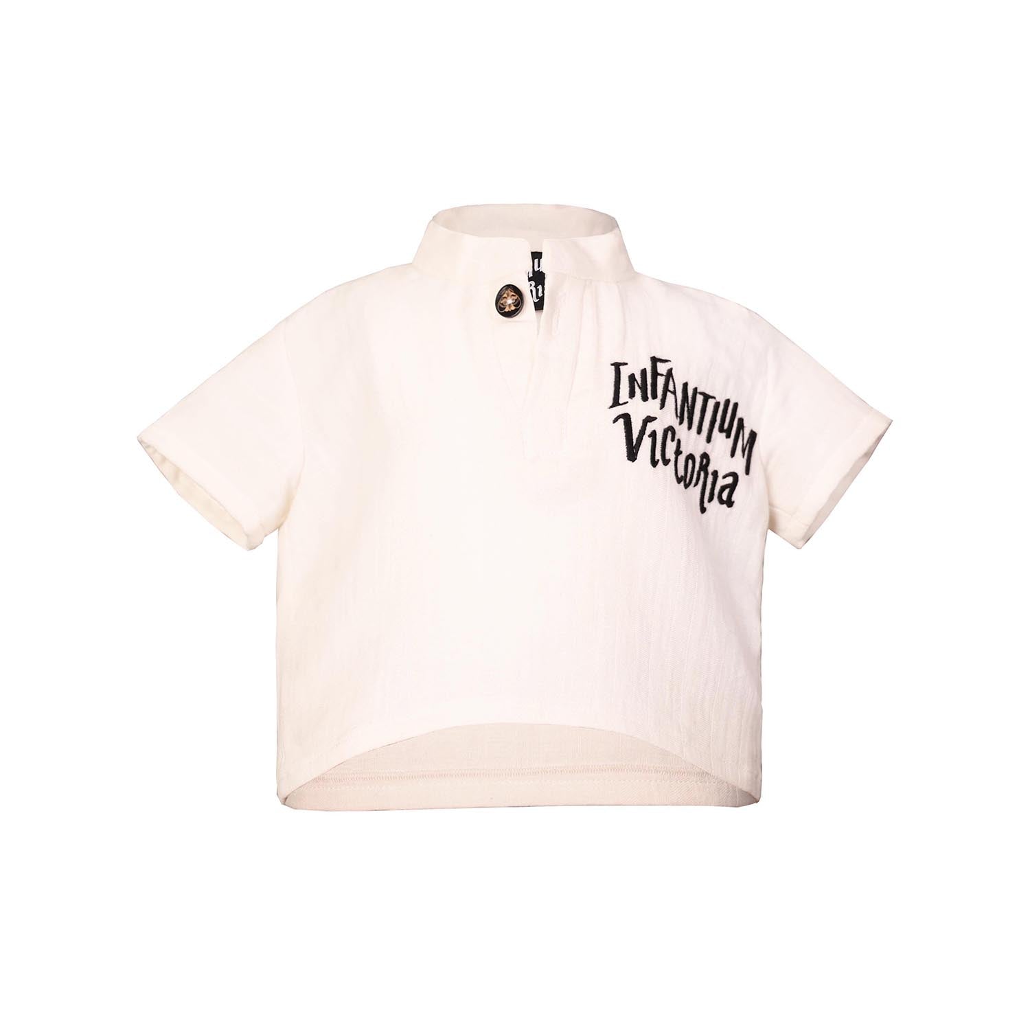 White Baby Shirt - 68 / 6 mths - Shirt