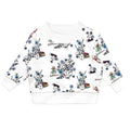 White Floral Baby Sweatshirt - 68 / 6 mths - Sweatshirt