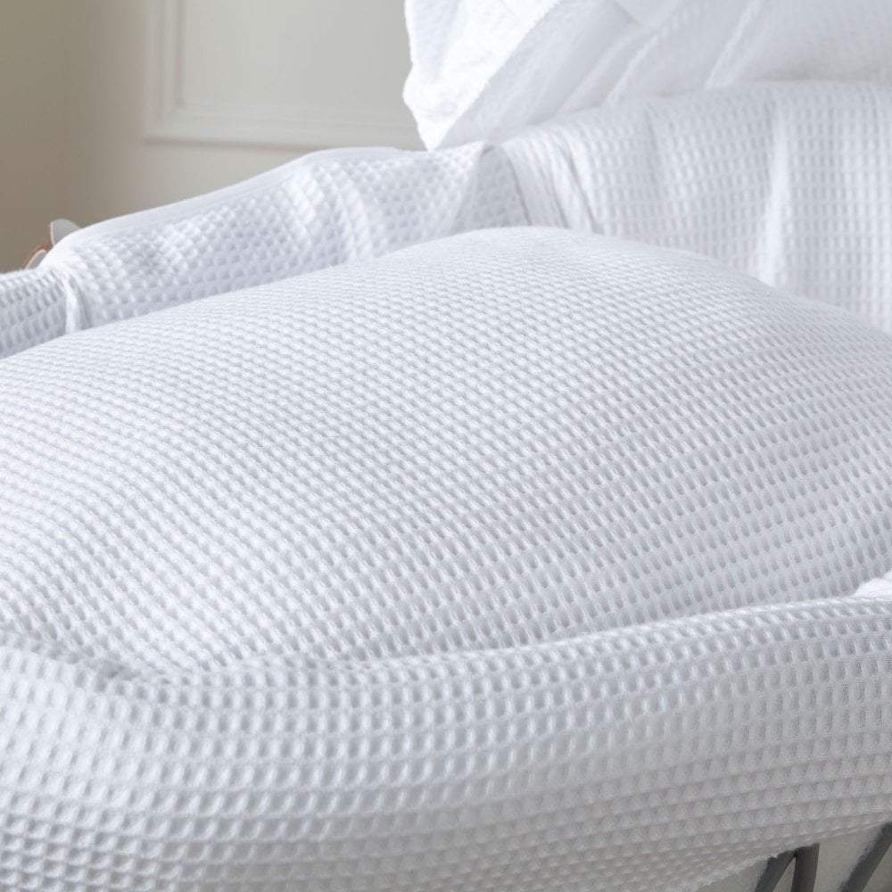 White Waffle Moses Basket Bedding Set (Basket Not Included!)
