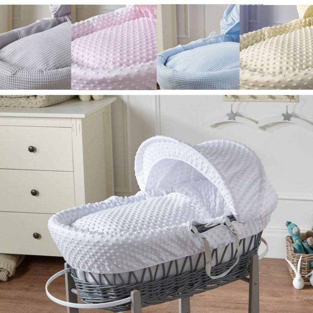 Wicker Moses Basket-No stand included. - Wicker Moses Basket