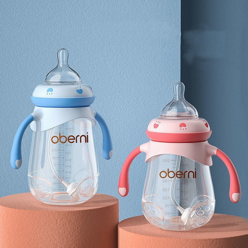 Wide Caliber Baby Milk Anti-Colic Baby Bottle Anti-Fall