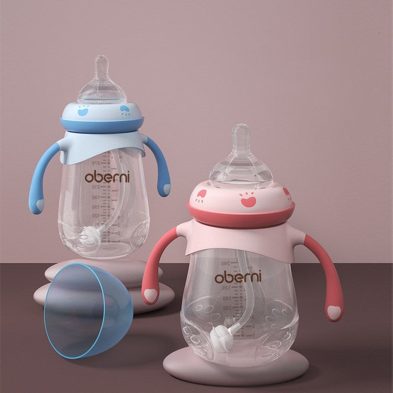 Wide Caliber Baby Milk Anti-Colic Baby Bottle Anti-Fall