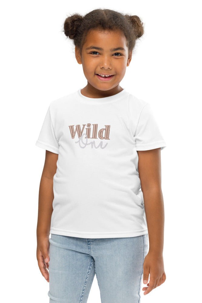 Wild ONE 1st Birthday T-Shirt Personalised - White / 1-2 Y - T-Shirts