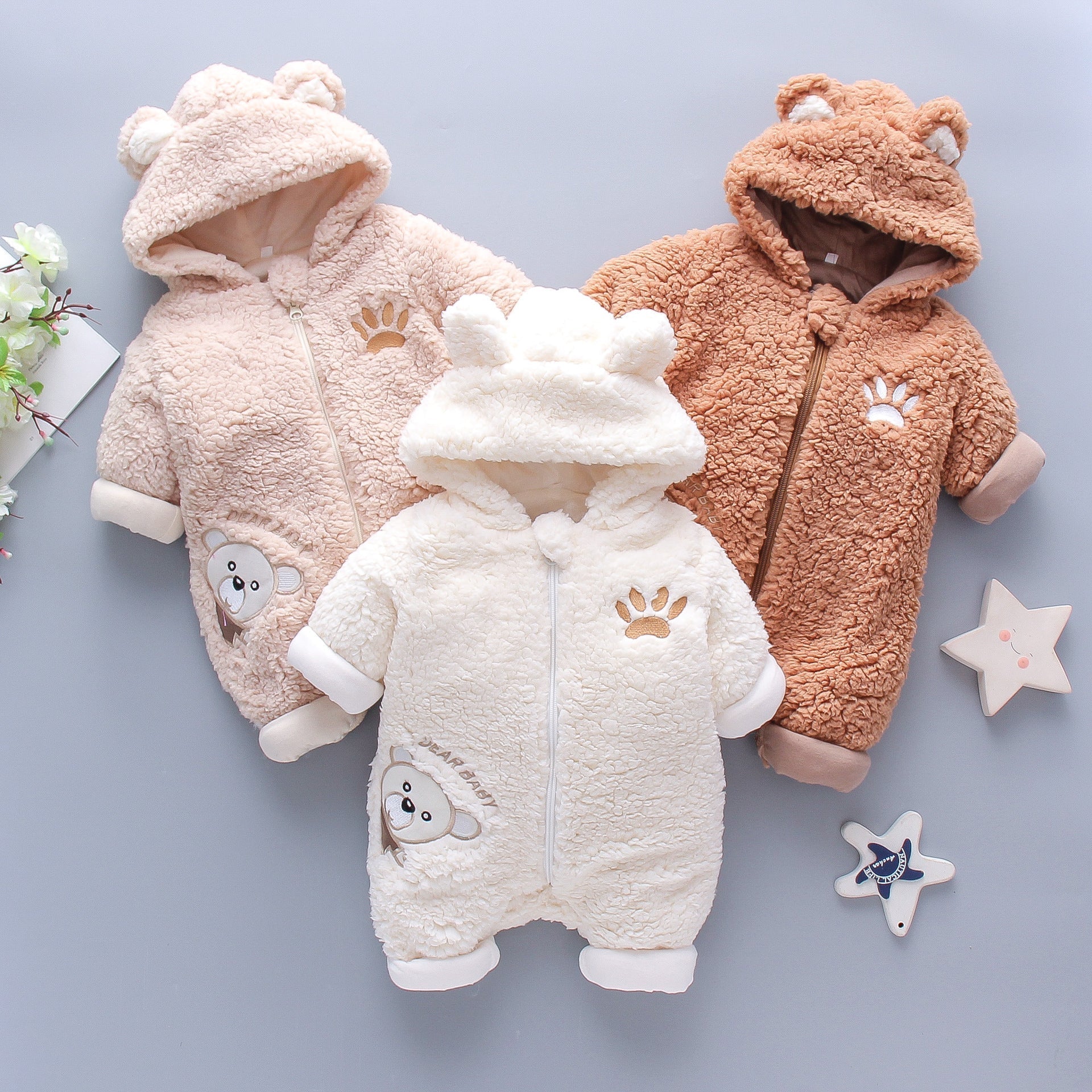 Winter Cotton Baby Romper for Boys & Girls - Baby Clothing