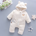Winter Cotton Baby Romper for Boys & Girls - White / 66cm - Baby Clothing